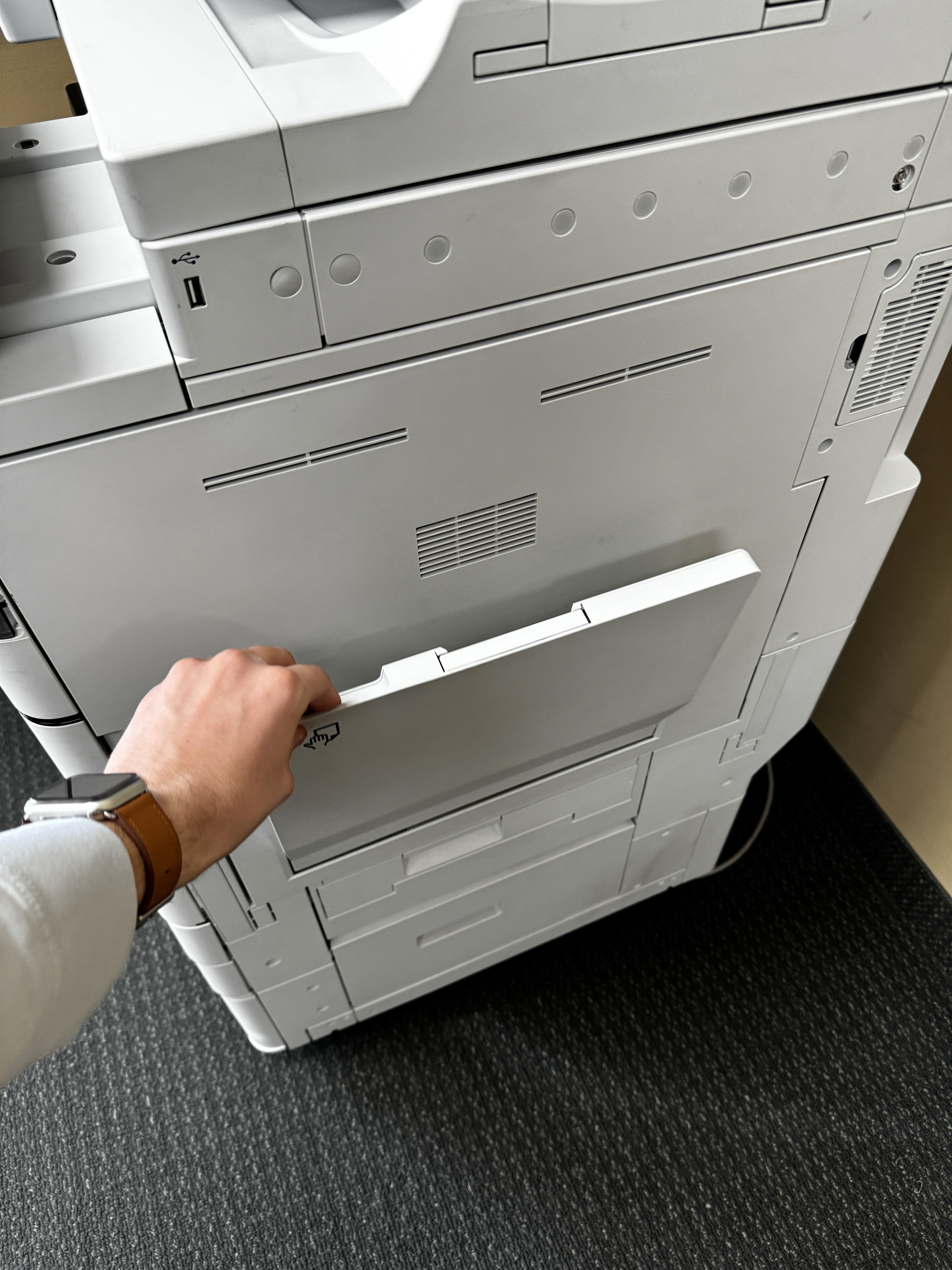 manual feed for canon color copier