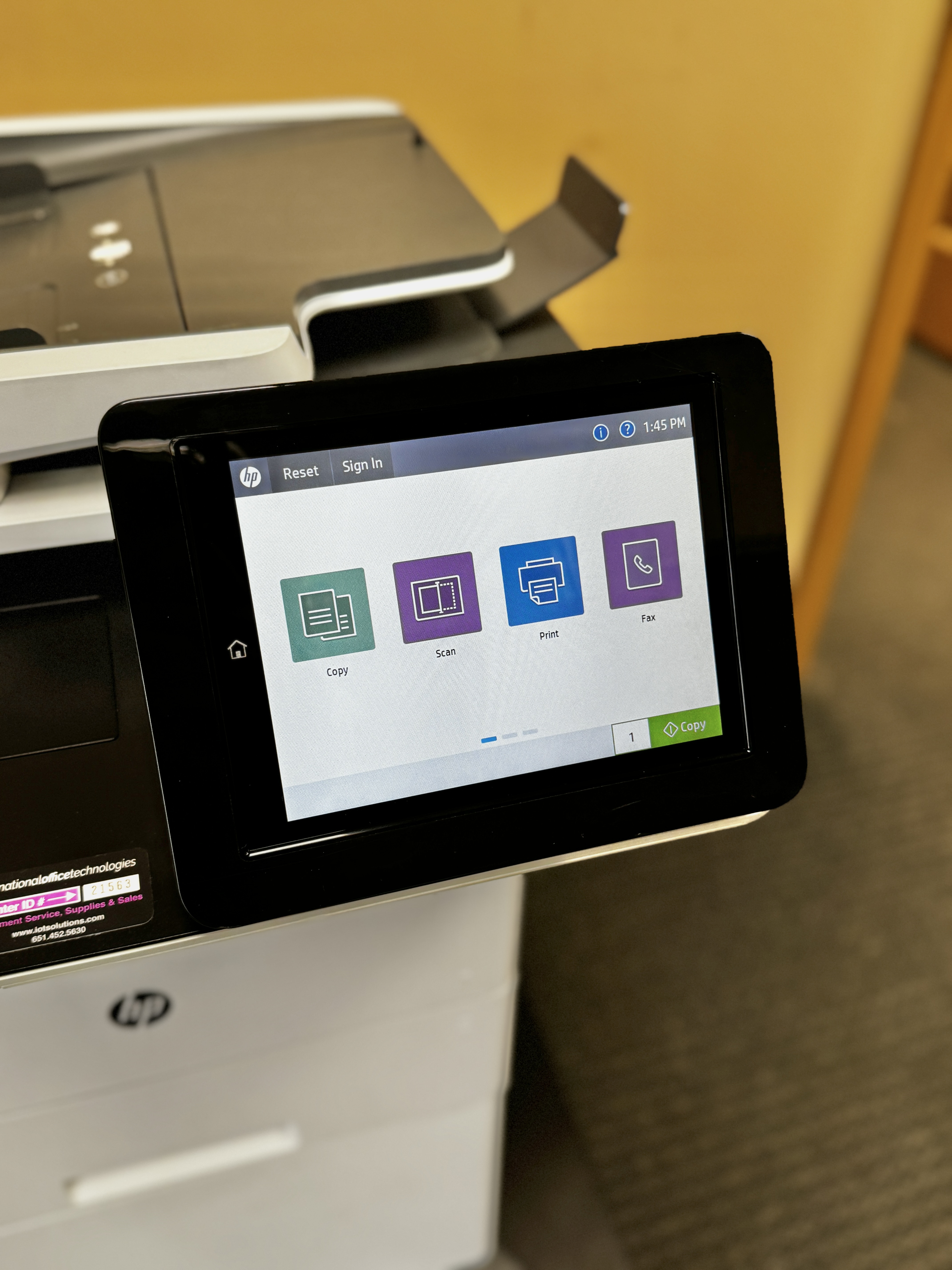 HP business class copier