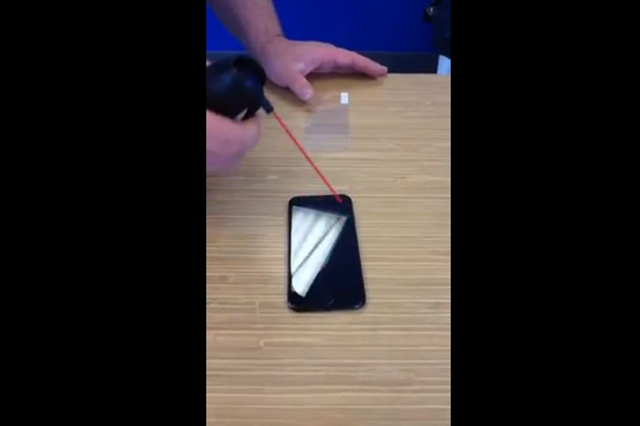 easiest way to remove glass screen protector