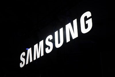 Samsung logo. 