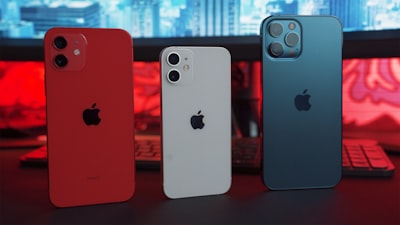 Different iphone 12 series models. 