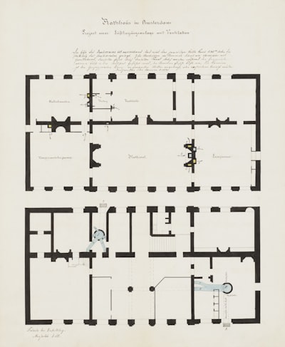 Wide format scanning of a 100 year old blueprint.