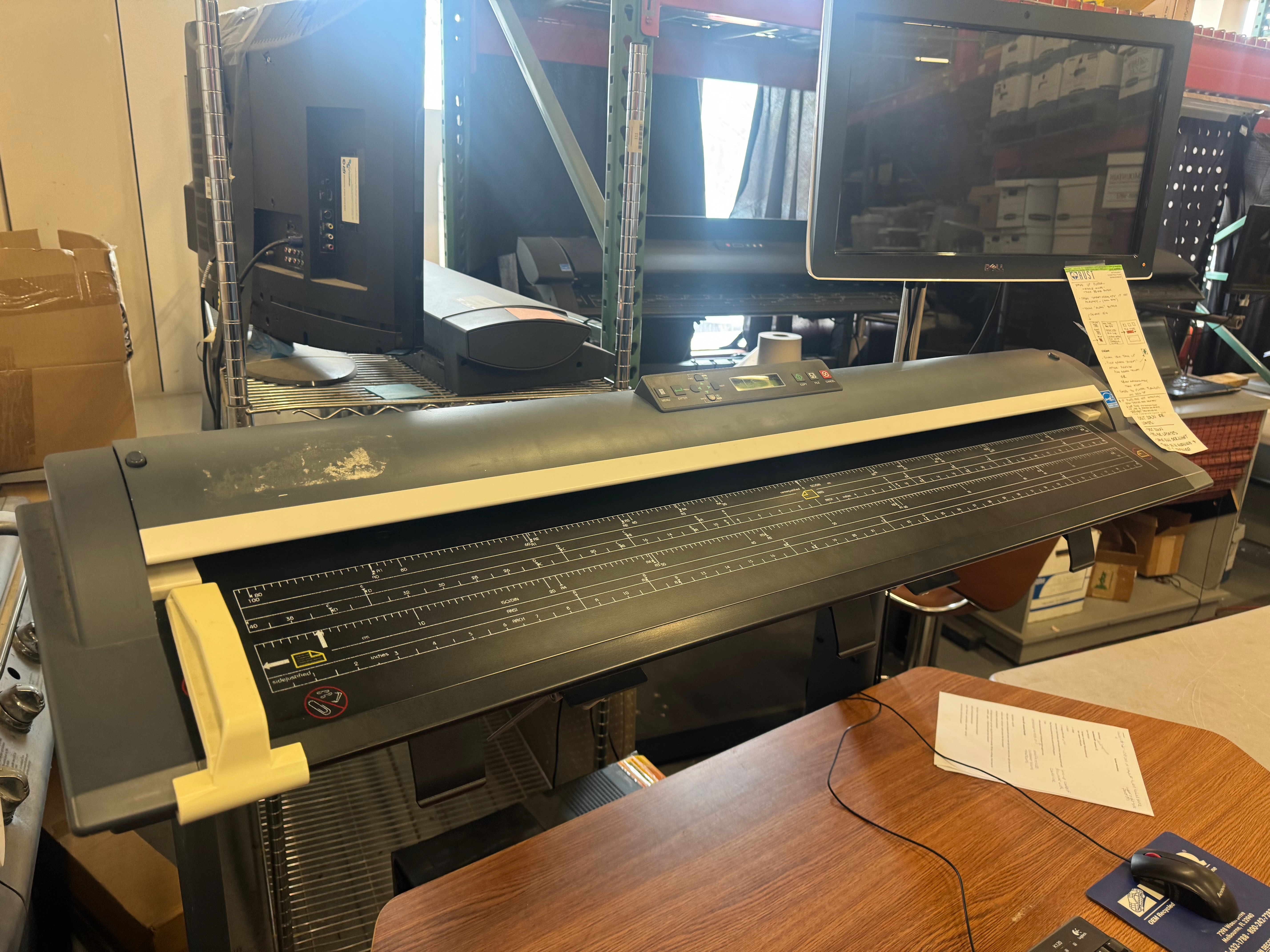 Canon scanner used in wide format scanning.