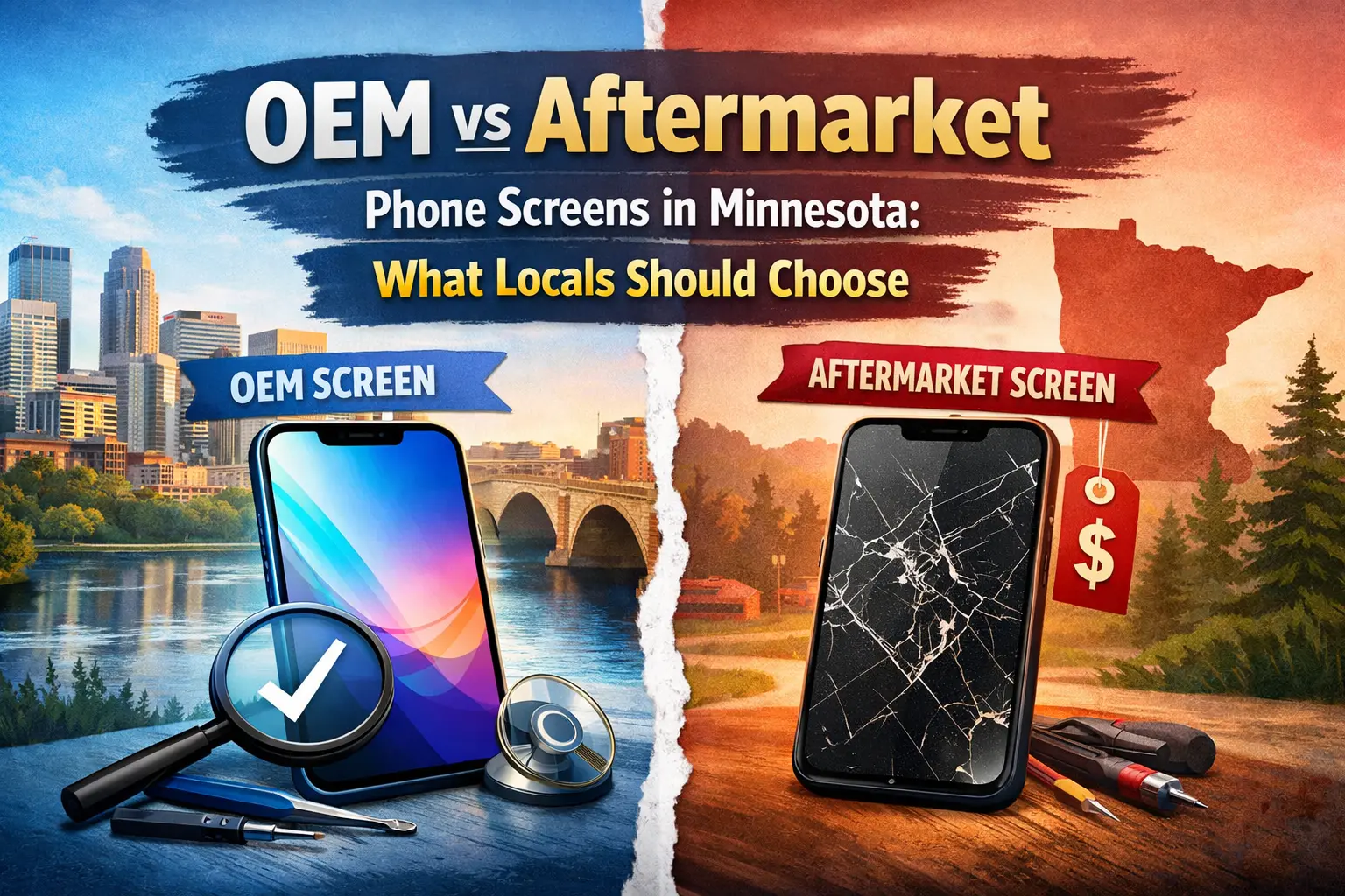 OEM vs Aftermarket Phone Screens in Minnesota What Locals Should Choose