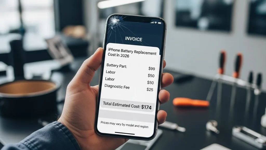 iPhone Battery Replacement Cost in 2026
