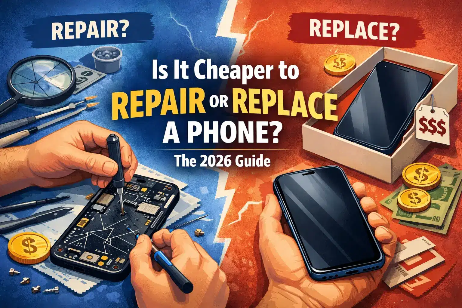 Is It Cheaper to Repair or Replace a Phone The 2026 Guide to Making the Smart Money Move