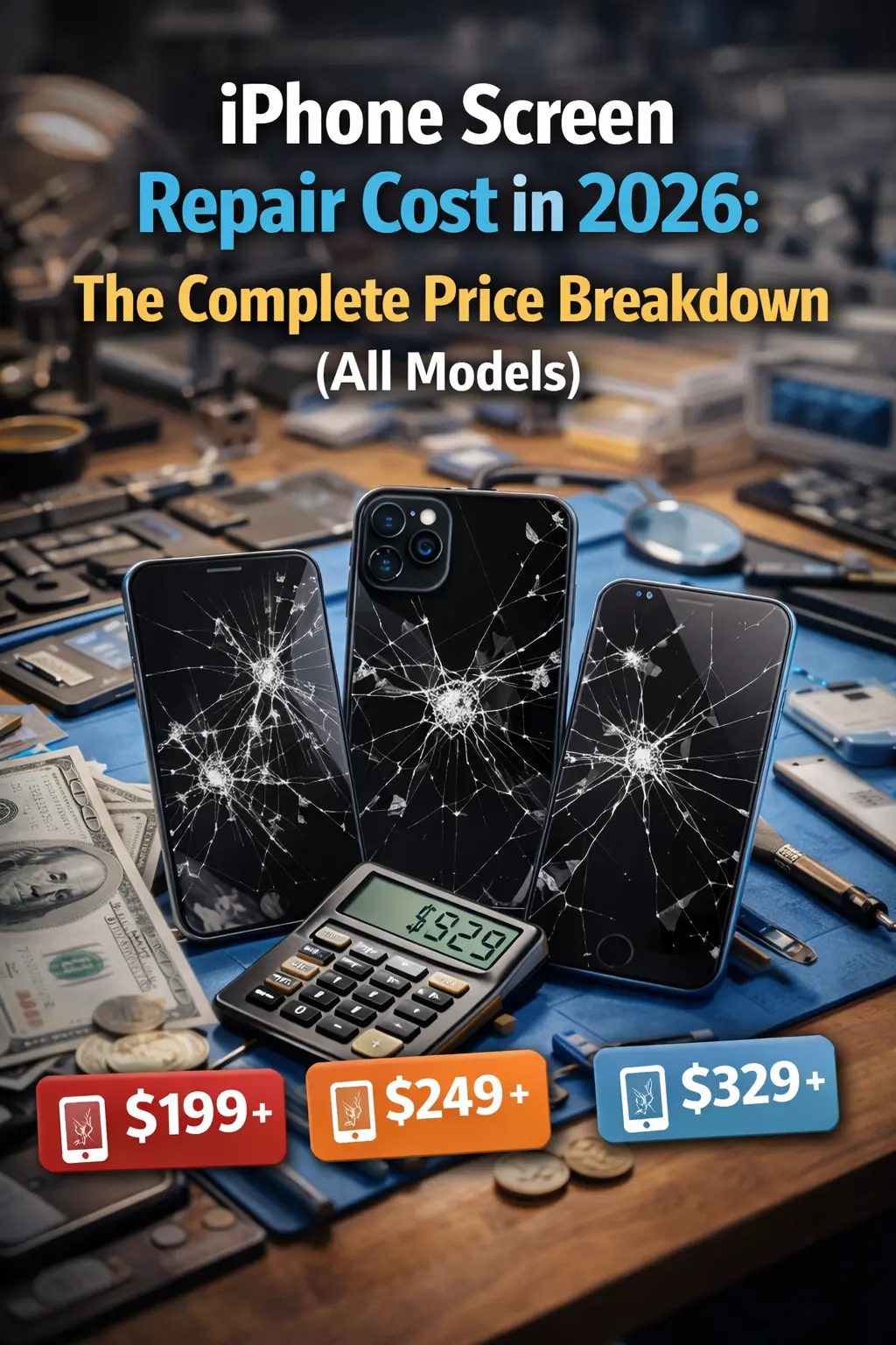 iPhone Screen Repair Cost in 2026 The Complete Price Breakdown (All Models)
