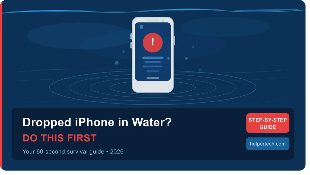 Dropped iPhone in Water? Do This First (2026 Survival Guide)