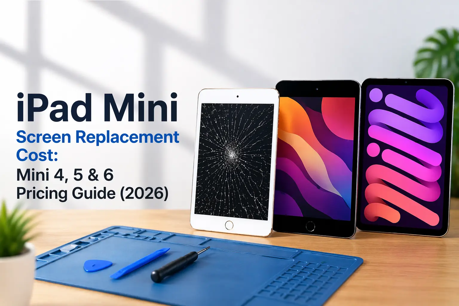iPad Mini Screen Replacement Cost Mini 4, 5 & 6 Pricing Guide (2026)